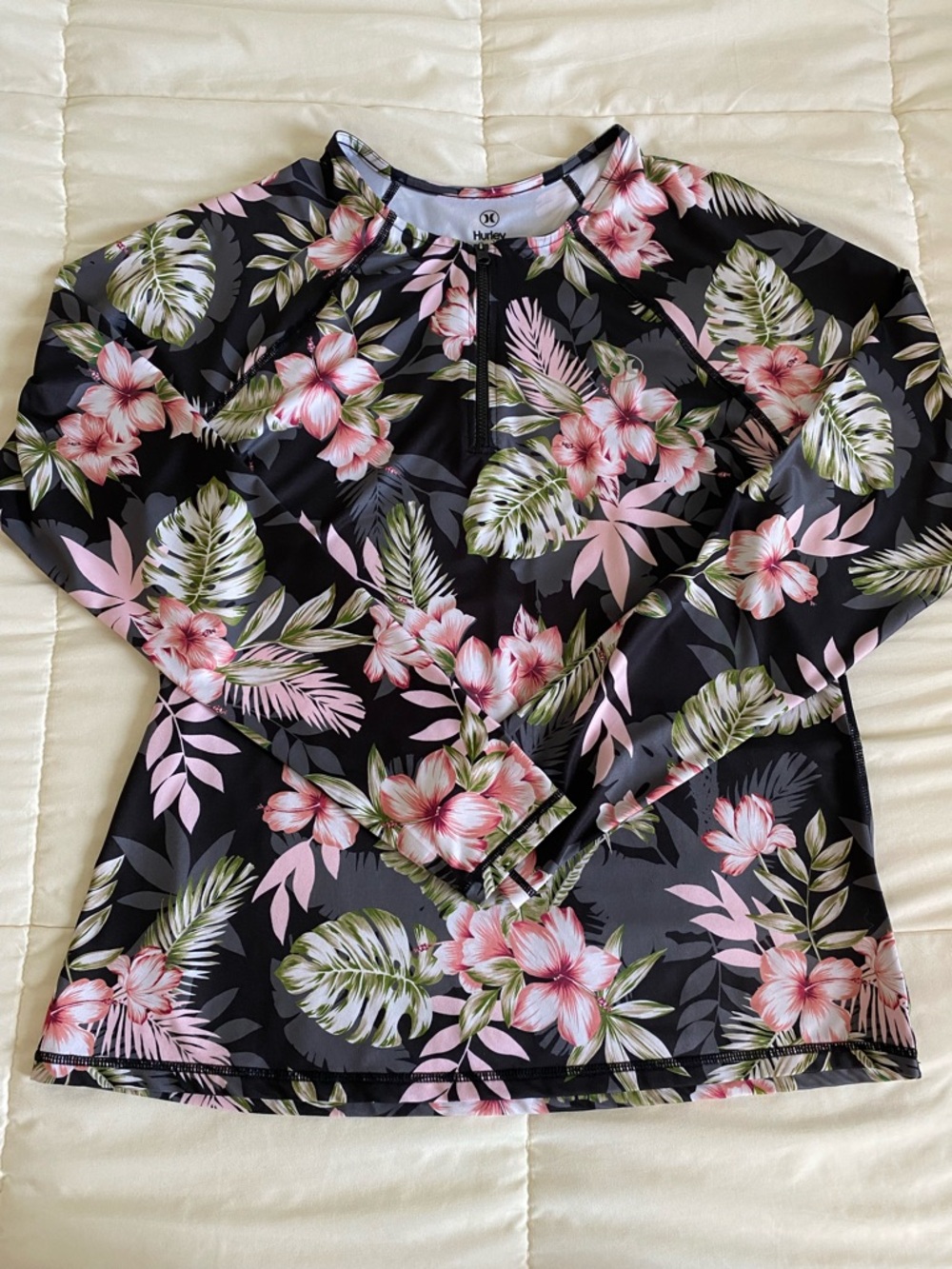 Hurley SPF 50 Long Sleeve Bathing Suit Shirt